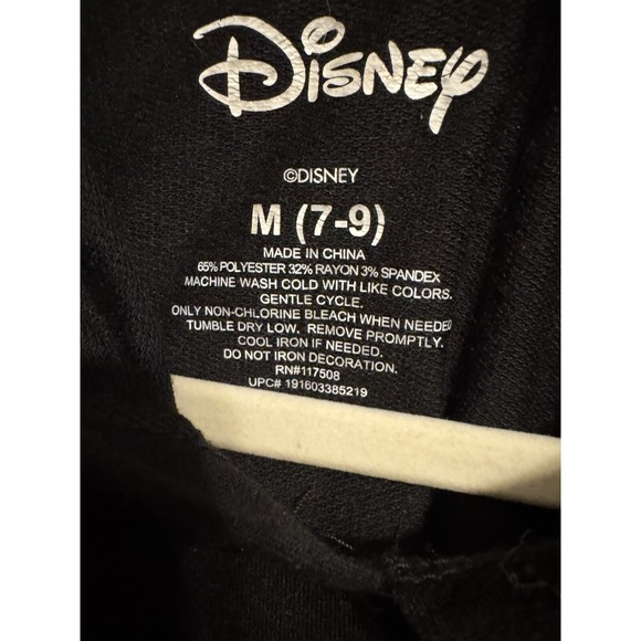 Disney Mickey Mouse Hoodie Woman's Size Medium Or 7-9 - Picture 2 of 3